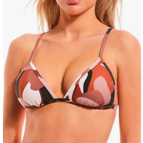 NWT Antonio Melani Floral Camo Tri bra bikini Top - Picture 1 of 13